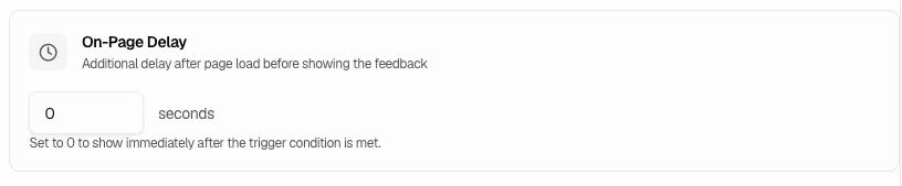 On-Page Delay - Seconds after page load