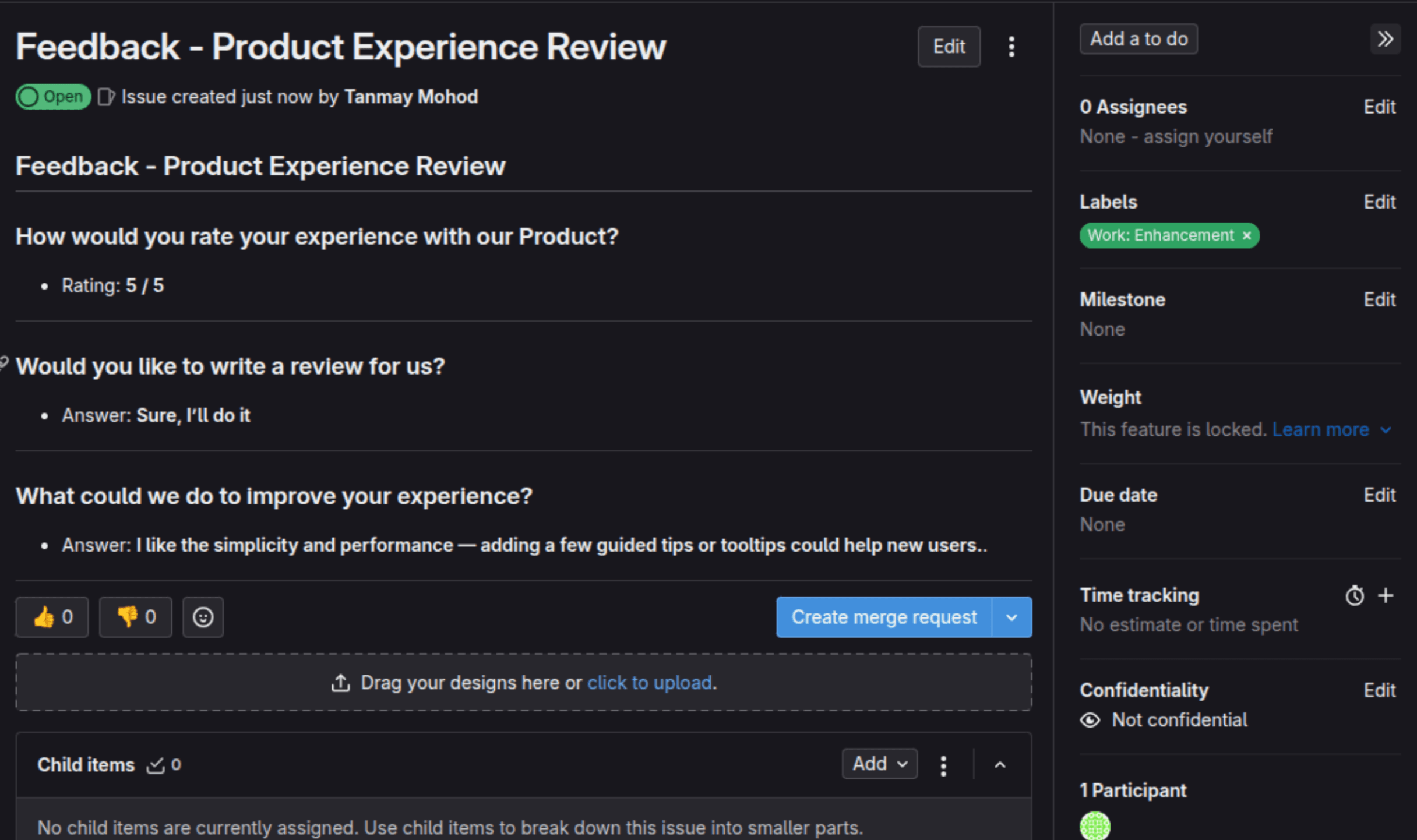 My product screenshot