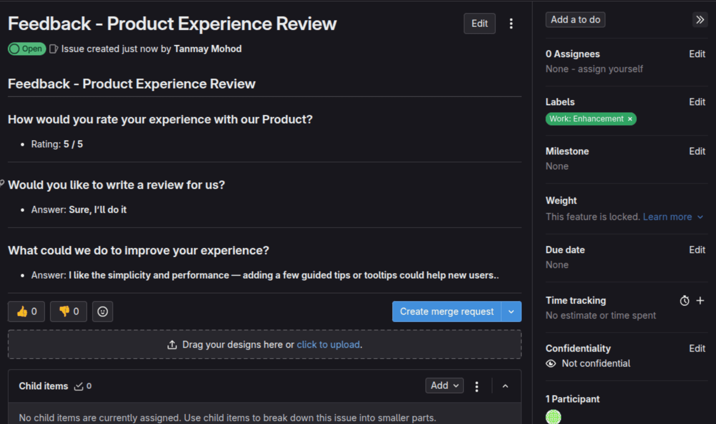 My product screenshot